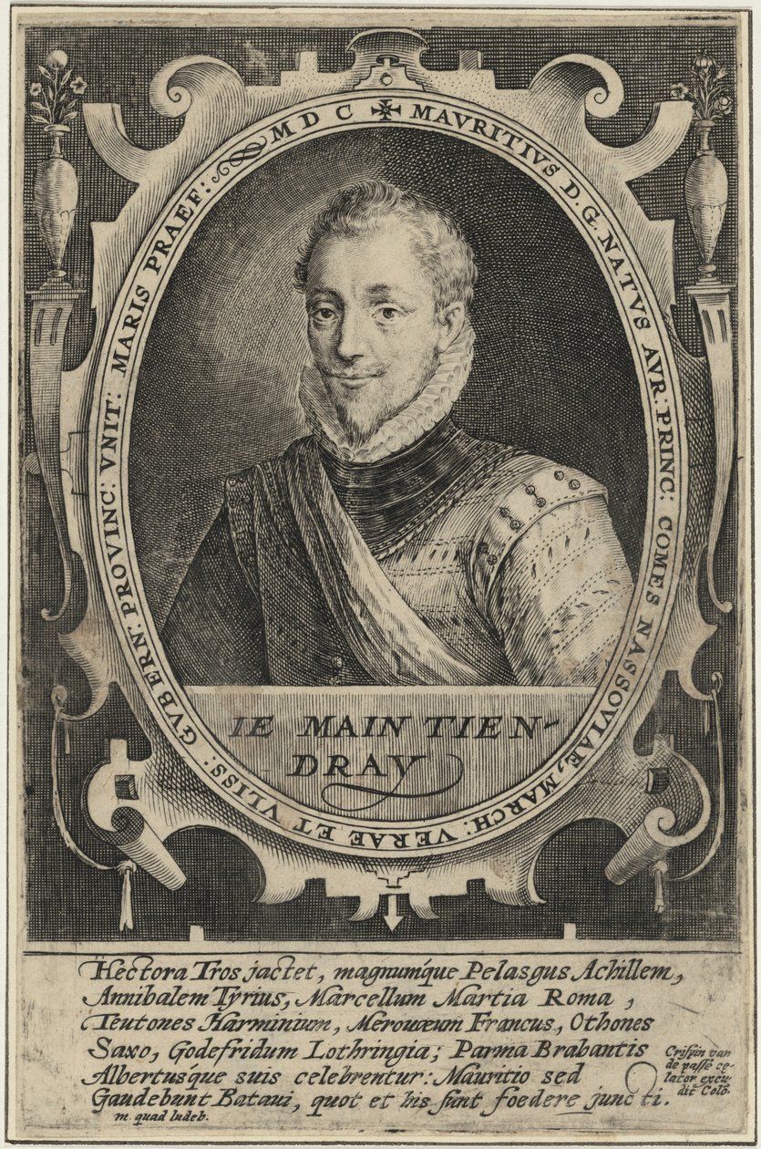 Maurice af Nassau, prins af Oranien af Crispijn van de Passe I