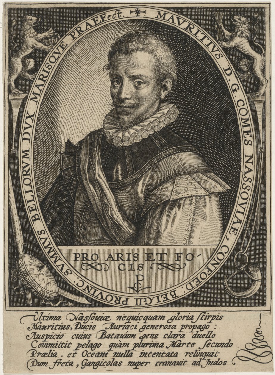 Maurice af Nassau, prins af Oranien af Crispijn van de Passe I