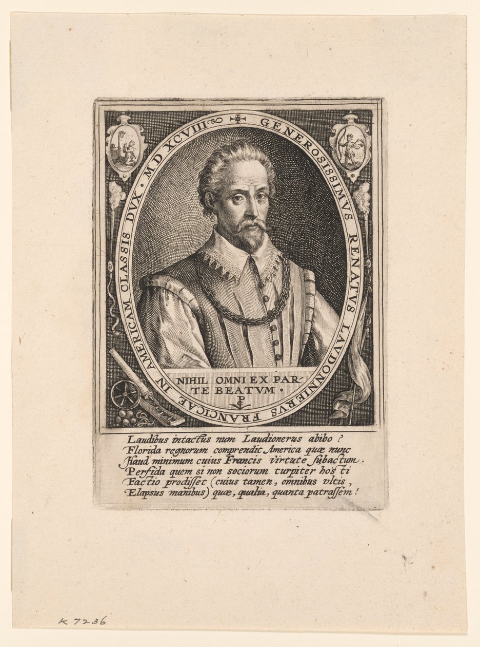 René de Laudonnière af Crispijn van de Passe I