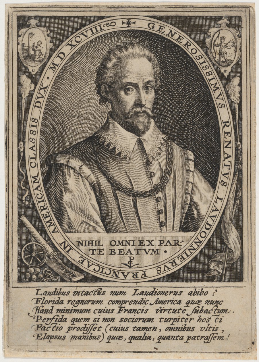 Rene de Laudonniere af Crispijn van de Passe I