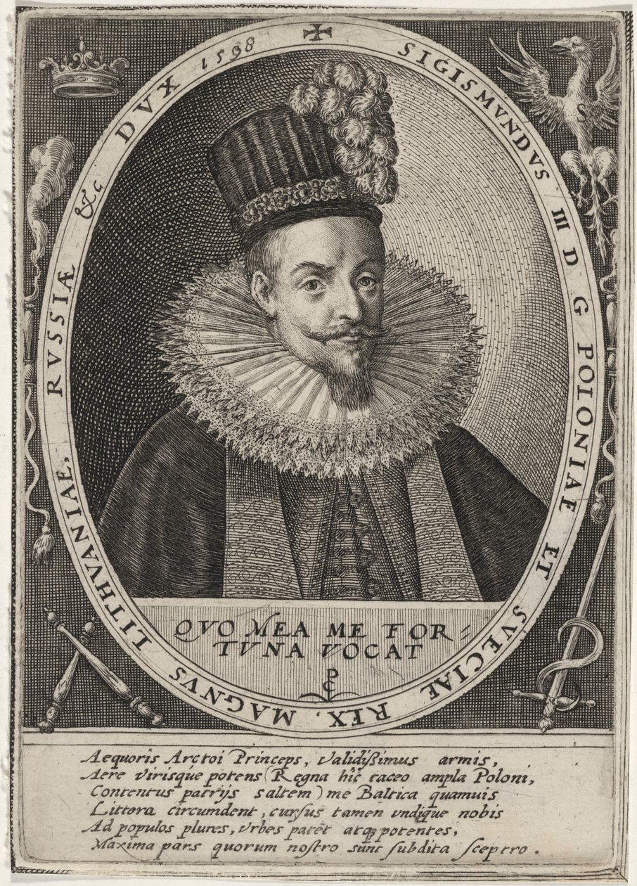 Sigismund 3., konge af Polen af Crispijn van de Passe I