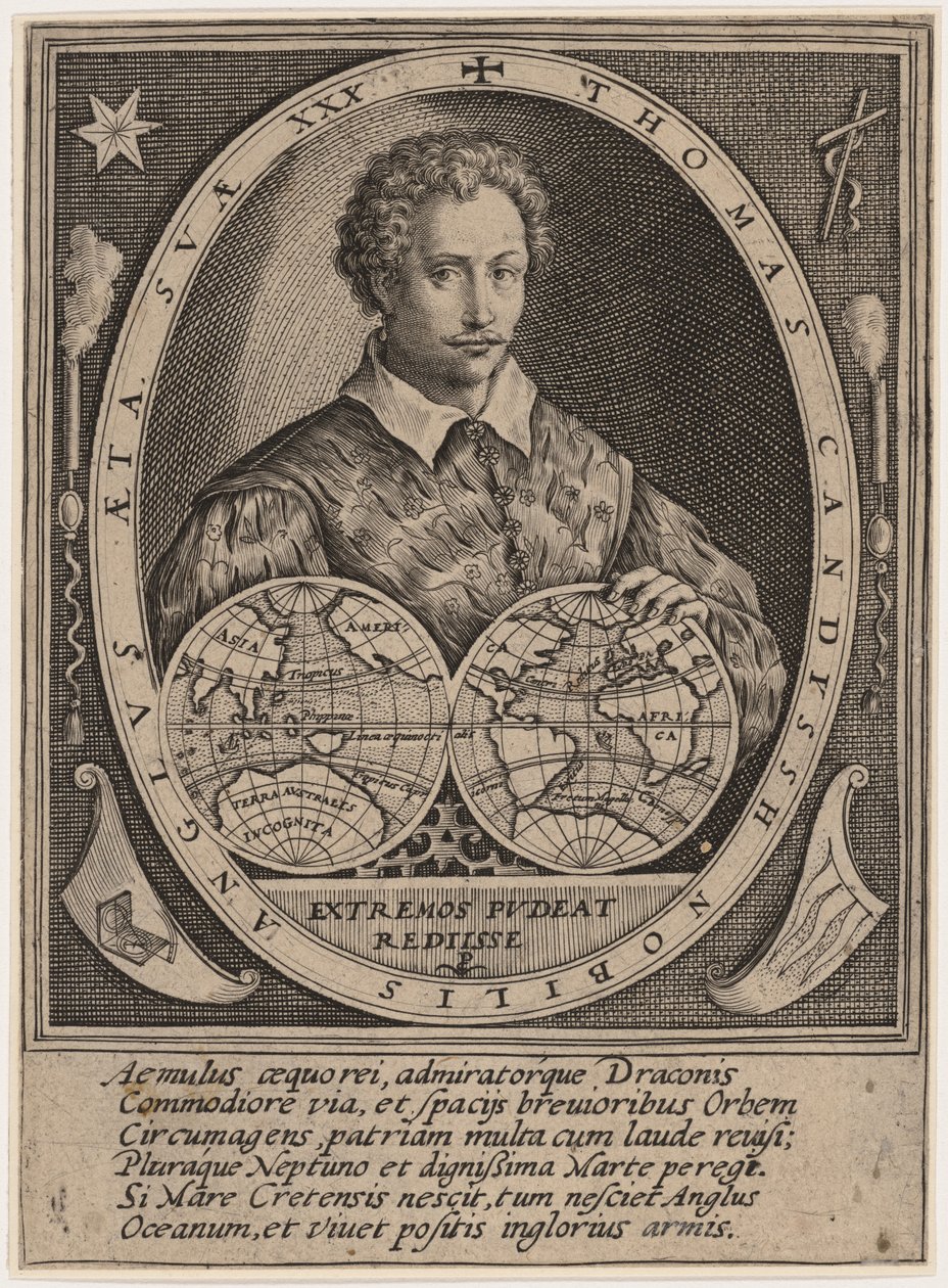Thomas Cavendish af Crispijn van de Passe I