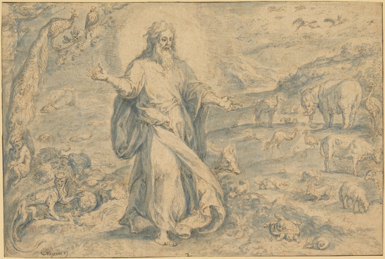 Skabelsen af dyrene af Crispijn van den Broeck