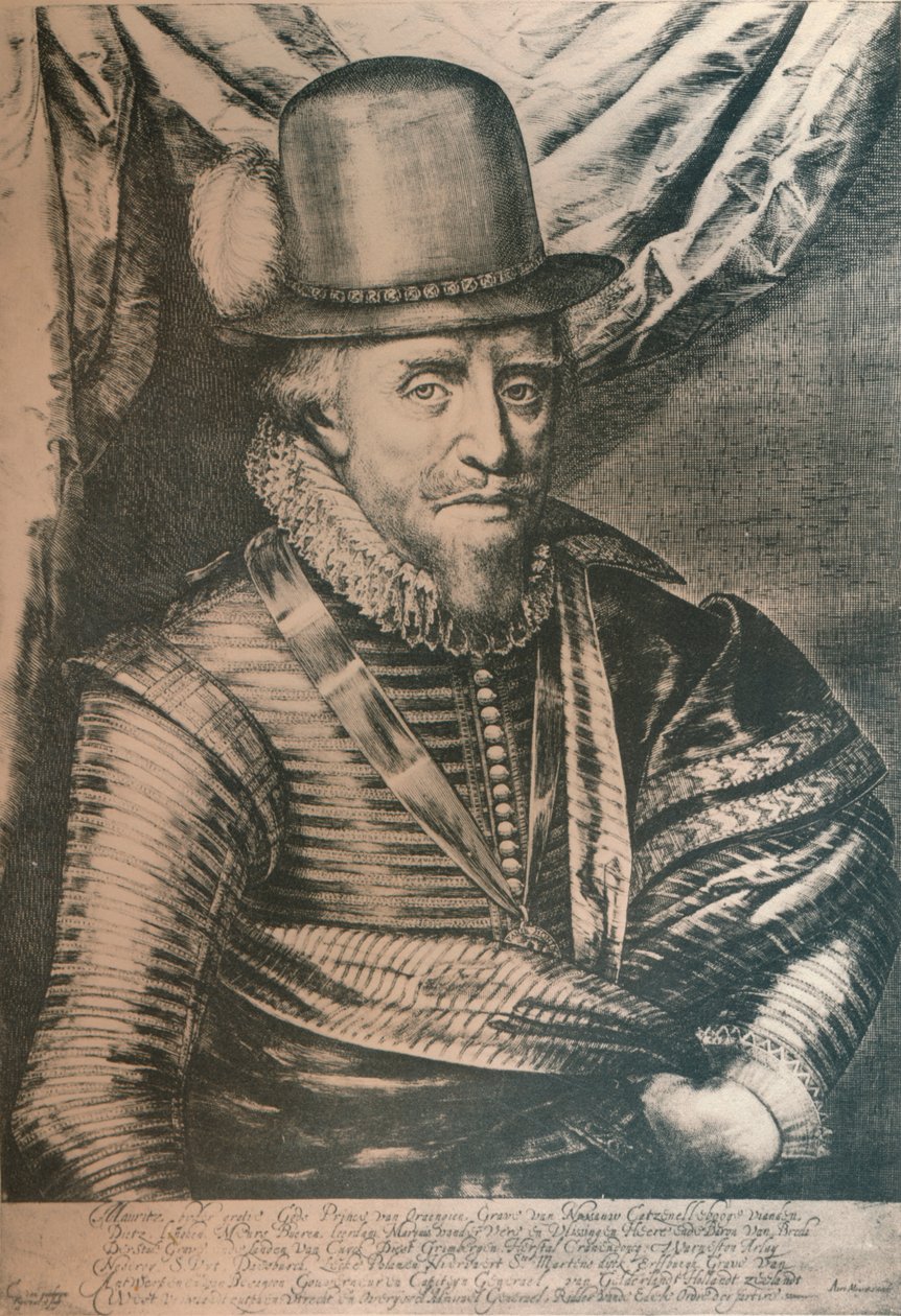 Maurice, Prins af Orange, 1600-tallet, 1924 af Crispyn van de Queboren