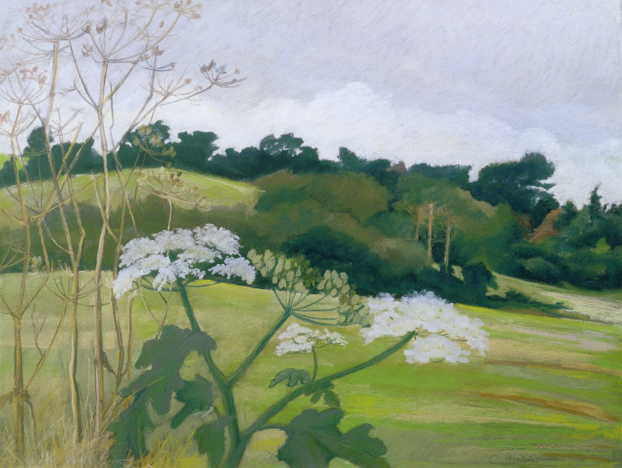 september (pastel på papir) af Cristiana Angelini