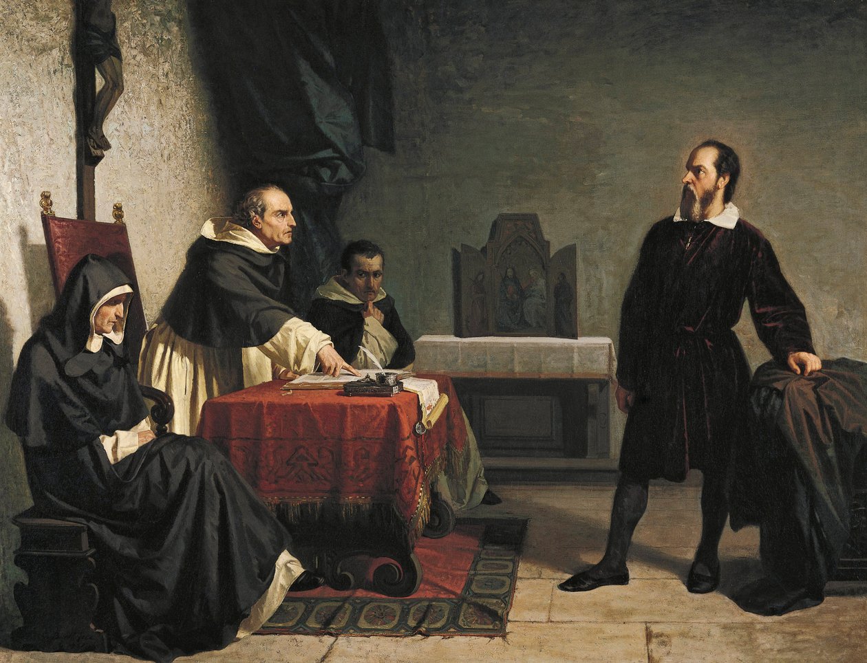 Galileo før den romerske inkvisition af Cristiano Banti