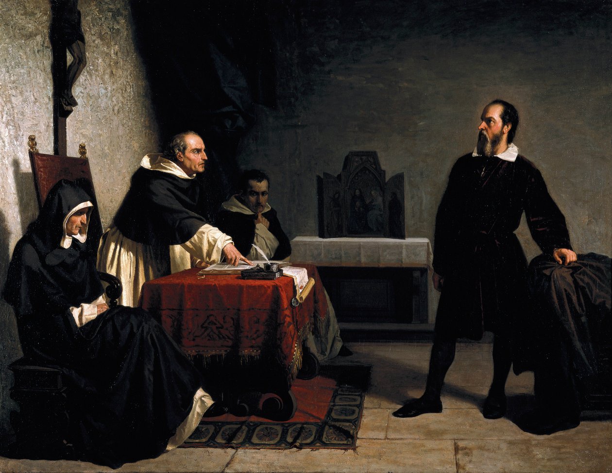 Galileo før den romerske inkvisition af Cristiano Banti