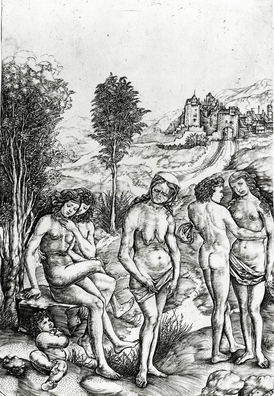 En allegori om misundelse, ca. 1515 af Cristofano Robetta