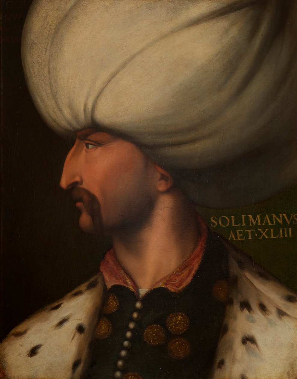 Portræt af Suleiman den Storslåede af Cristofano dell Altissimo