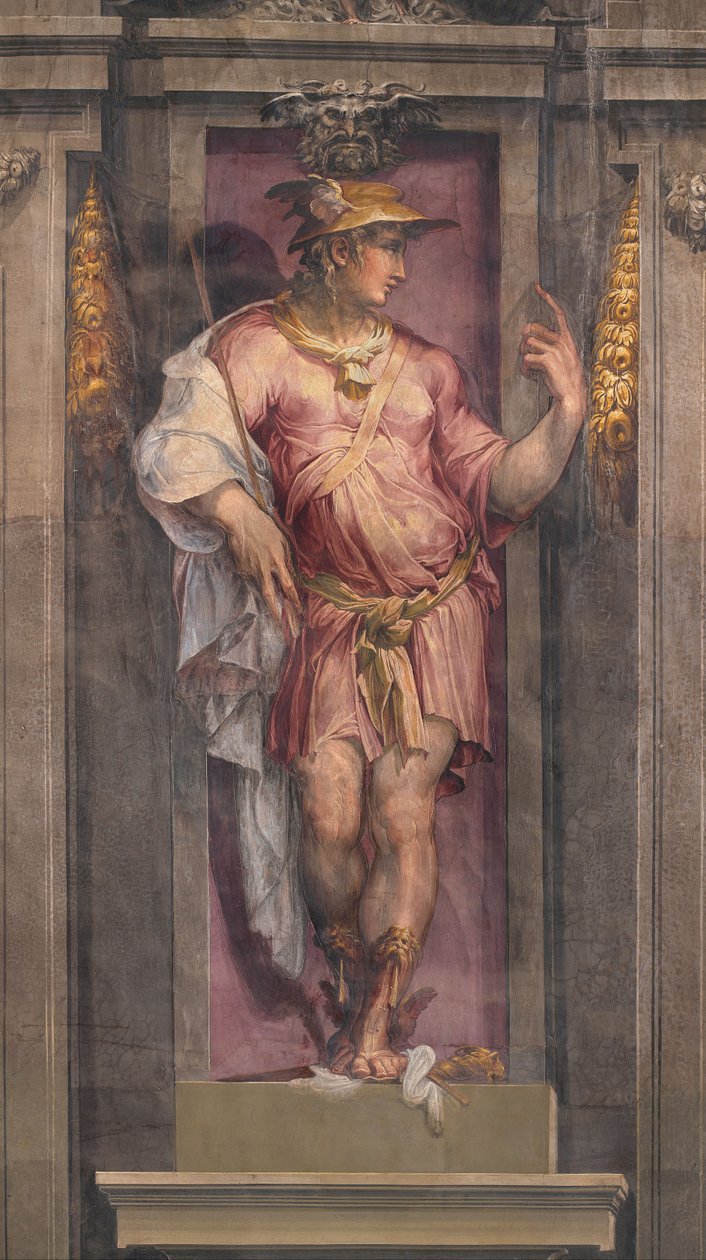 Merkur, 1556-1557 af Cristofano Gherardi