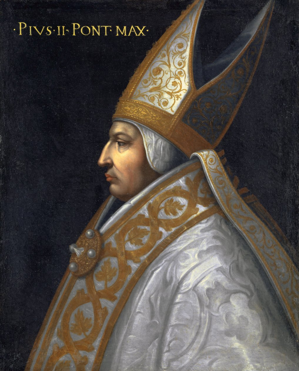 Portræt af pave Pius II, ca. 1560 af Cristofano dell Altissimo