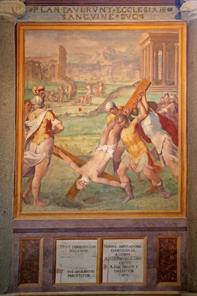 Sankt Peters martyrium af Cristoforo and Tempesta, Antonio Roncalli