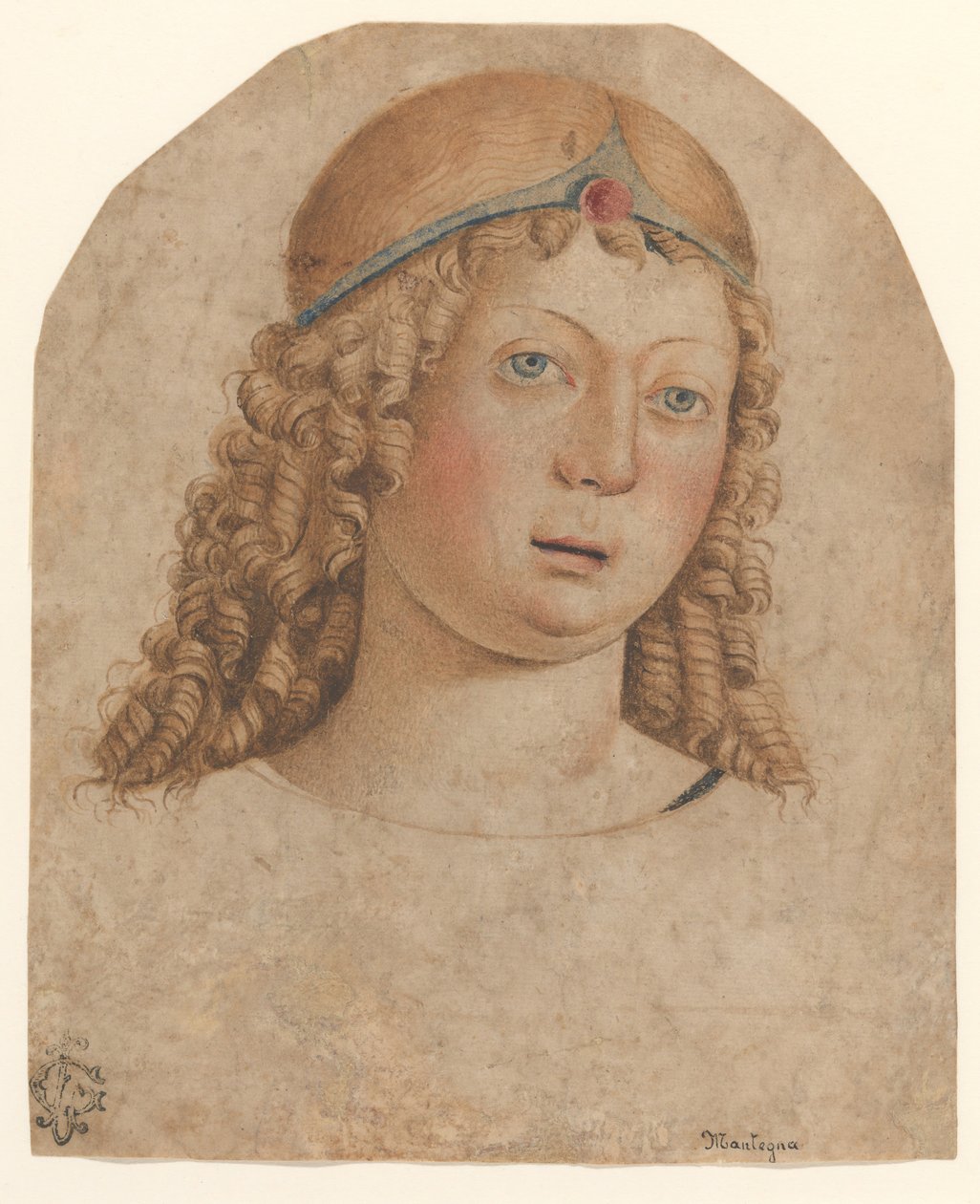 Leder af en ungdom med et diadem, slutningen af det 15.-begyndelsen af det 16. århundrede. af Cristoforo Caselli