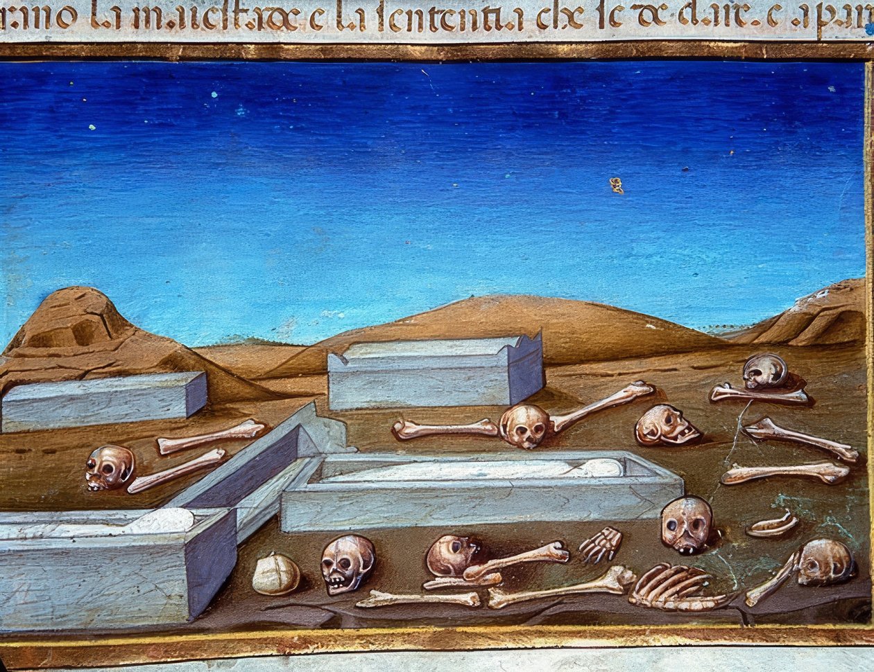 Verdens ende: De døde vil opstå fra deres grave (ca. 149r). 1476 af Cristoforo De Predis