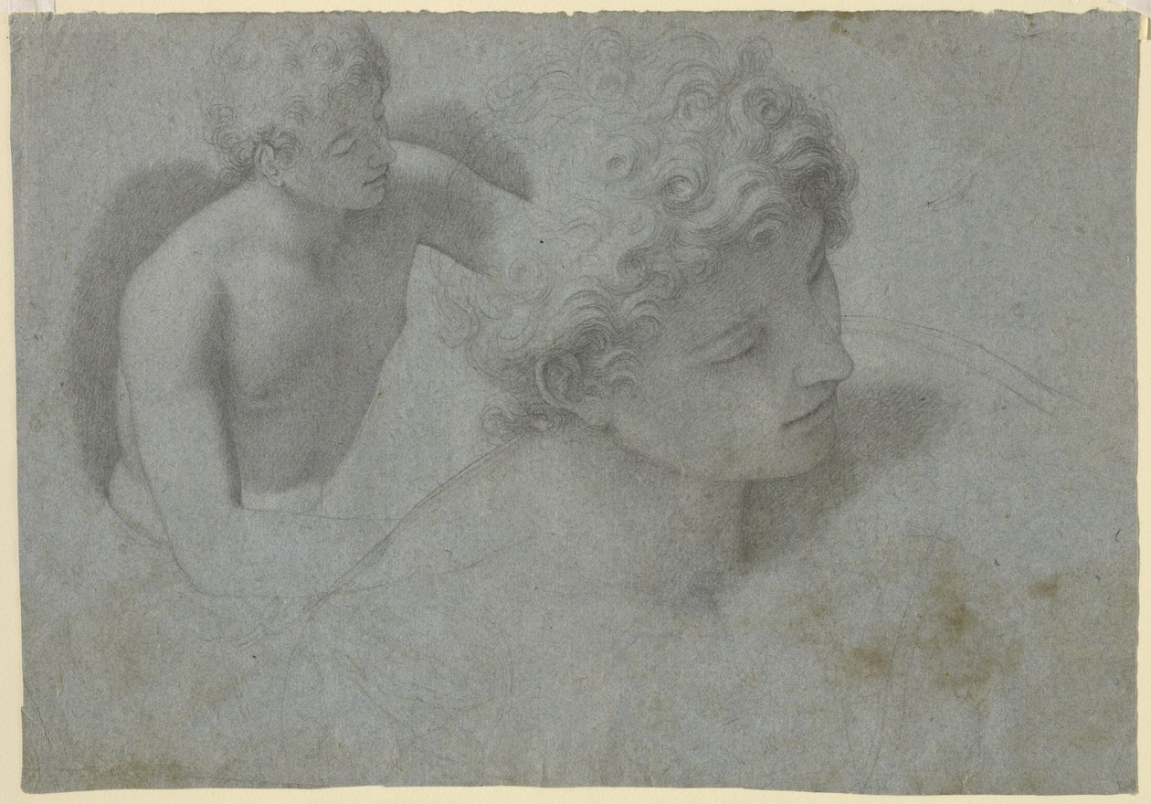 To undersøgelser af en yngling, c.1600-10 af Cristoforo Roncalli
