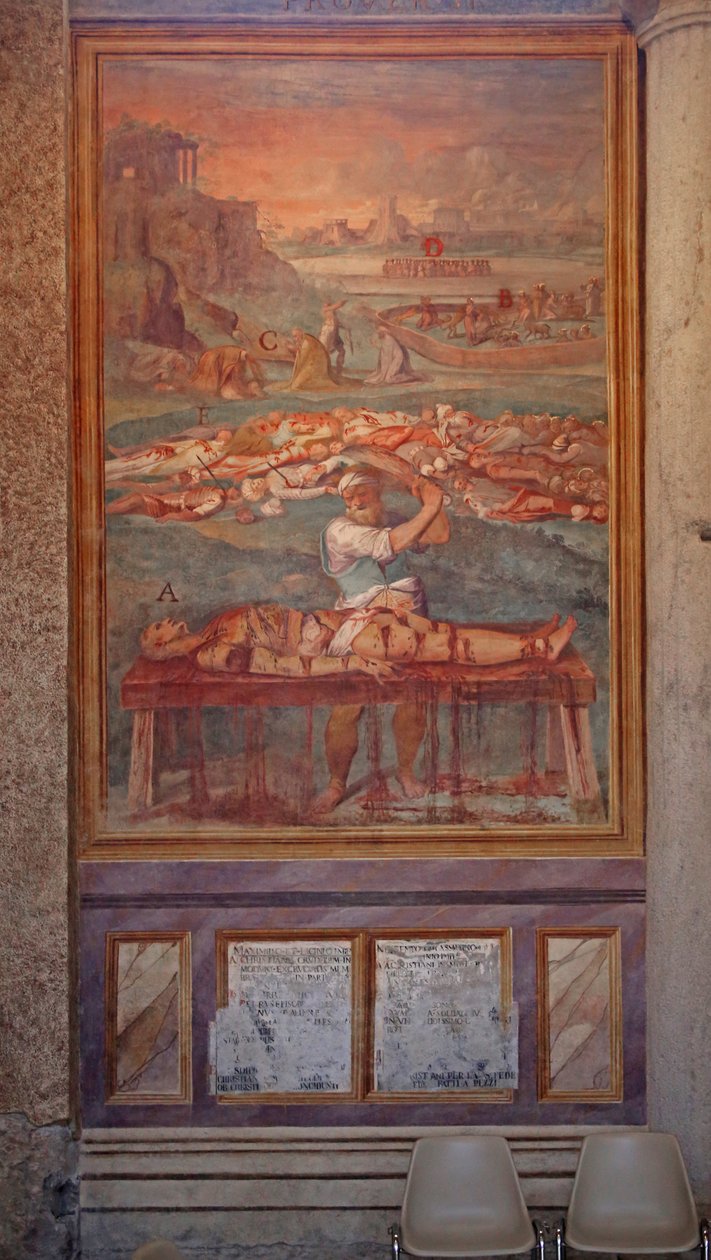 Martyrdøden for talrige helgener af Cristoforo and Tempesta, Antonio Roncalli