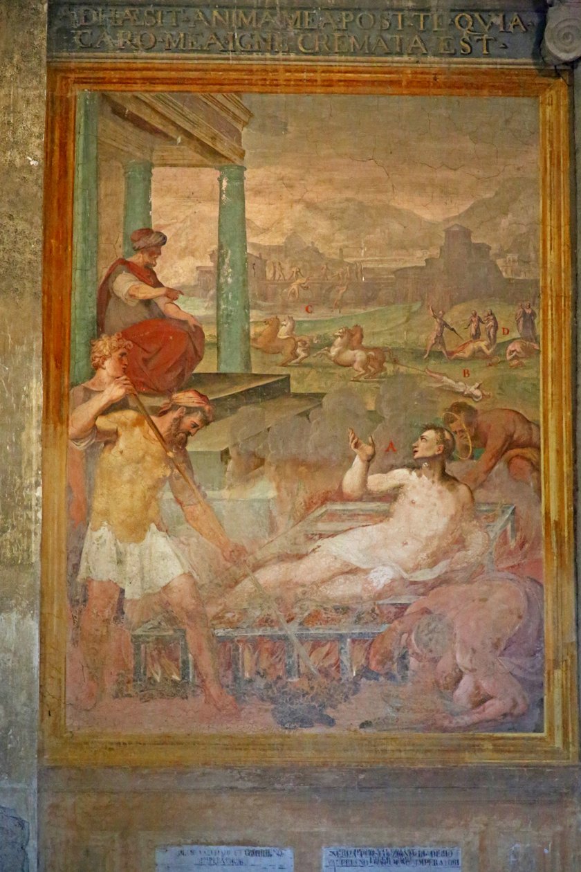 Martyrium, muligvis af St. Lawrence af Cristoforo and Tempesta, Antonio Roncalli