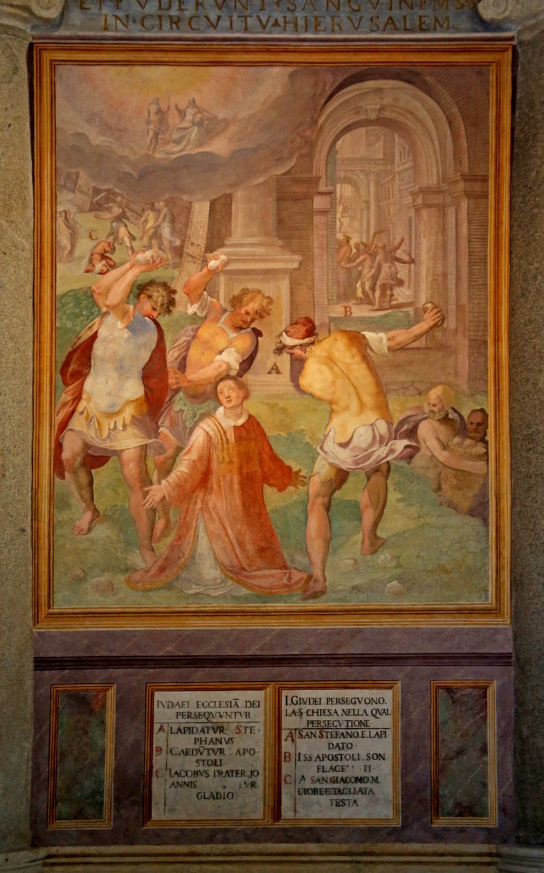 Sankt Stefans martyrium af Cristoforo and Tempesta, Antonio Roncalli