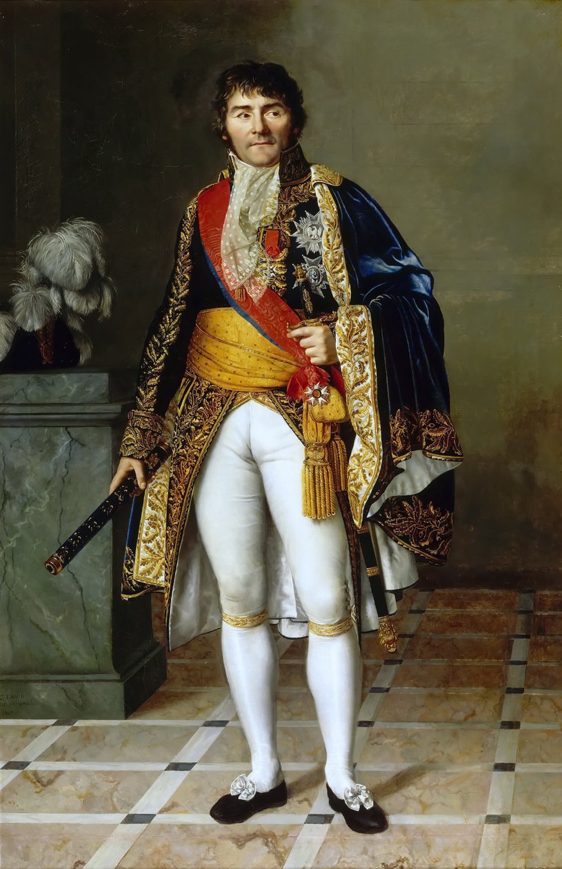 Portræt af François-Joseph Lefebvre 1755-1820, marskal af imperiet af Césarine Henriette Davin Mirvault