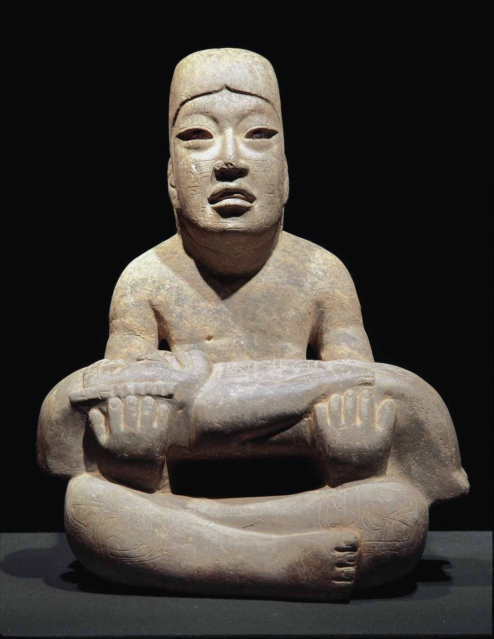 Lord of the Lines (ofring af et barn) (skulptur) af Culture Olmec