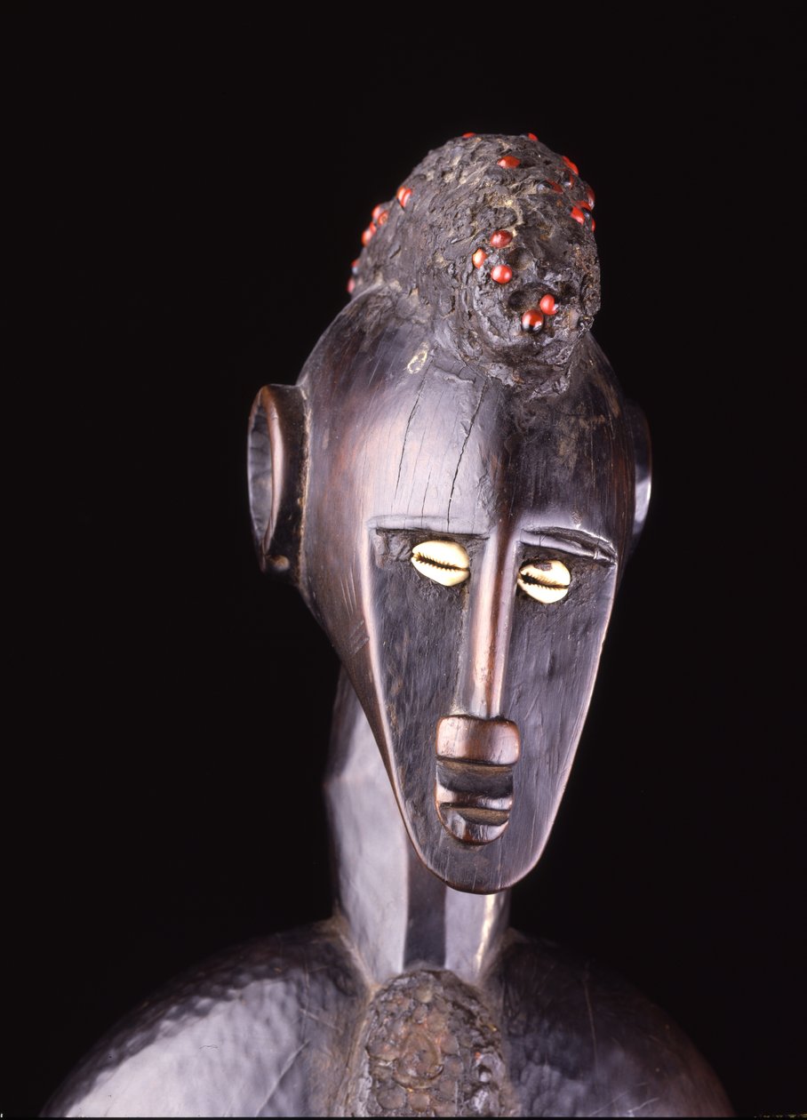 Kvindelig rytmepuder (træ) (detalje af 908540) af Culture Senufo