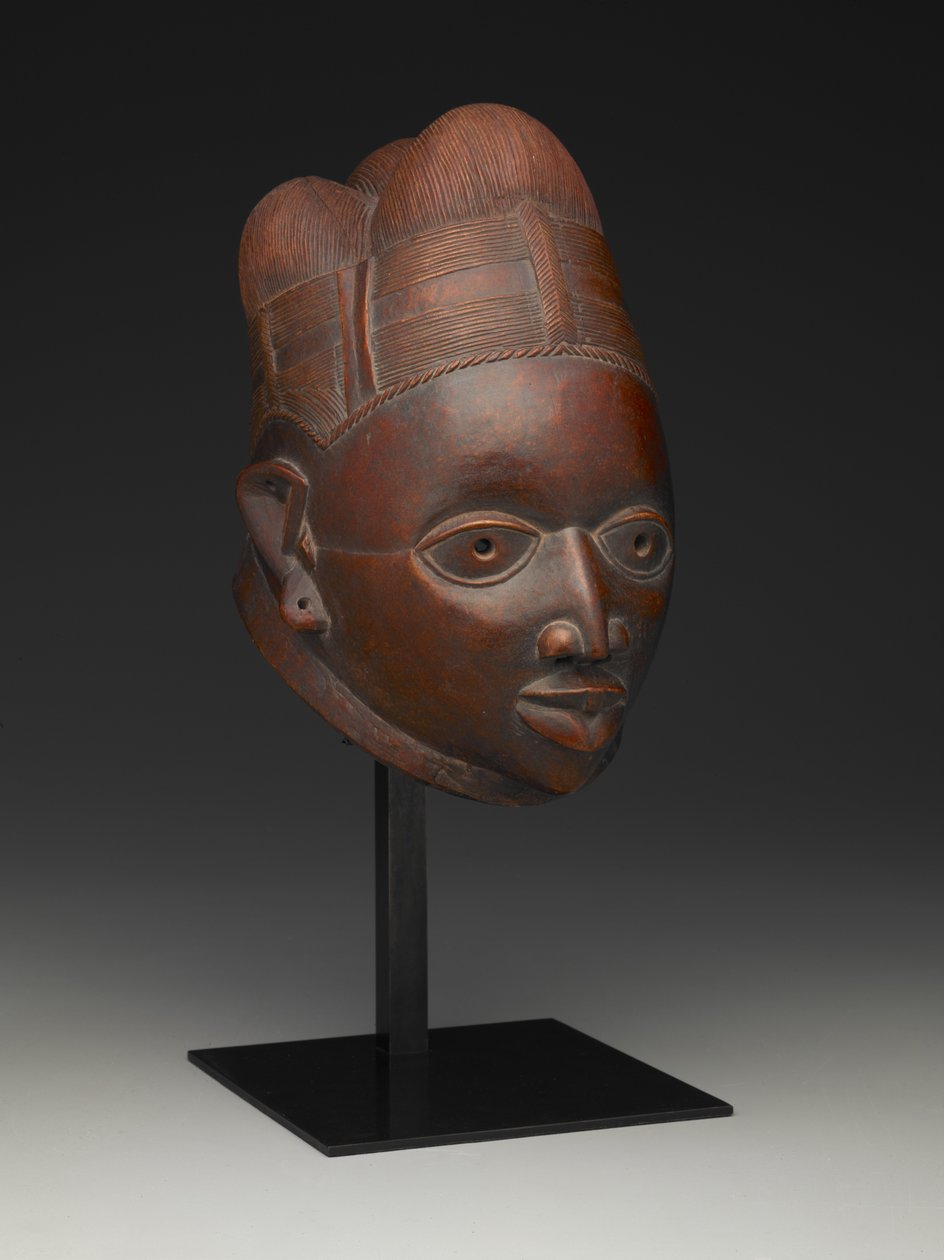 Hovedbeklædning (Ere Gelede), slutningen af 1800-tallet (træ) af Yoruba Culture