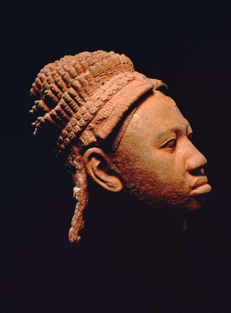Yoruba-hoved af en dronning, fra Ita Yemoo, Ife, Nigeria af Culture Yoruba
