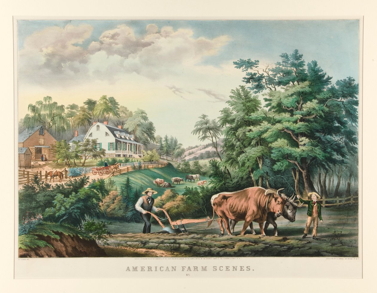 American Farm Scenes./ Nr. 1 af Currier and Ives