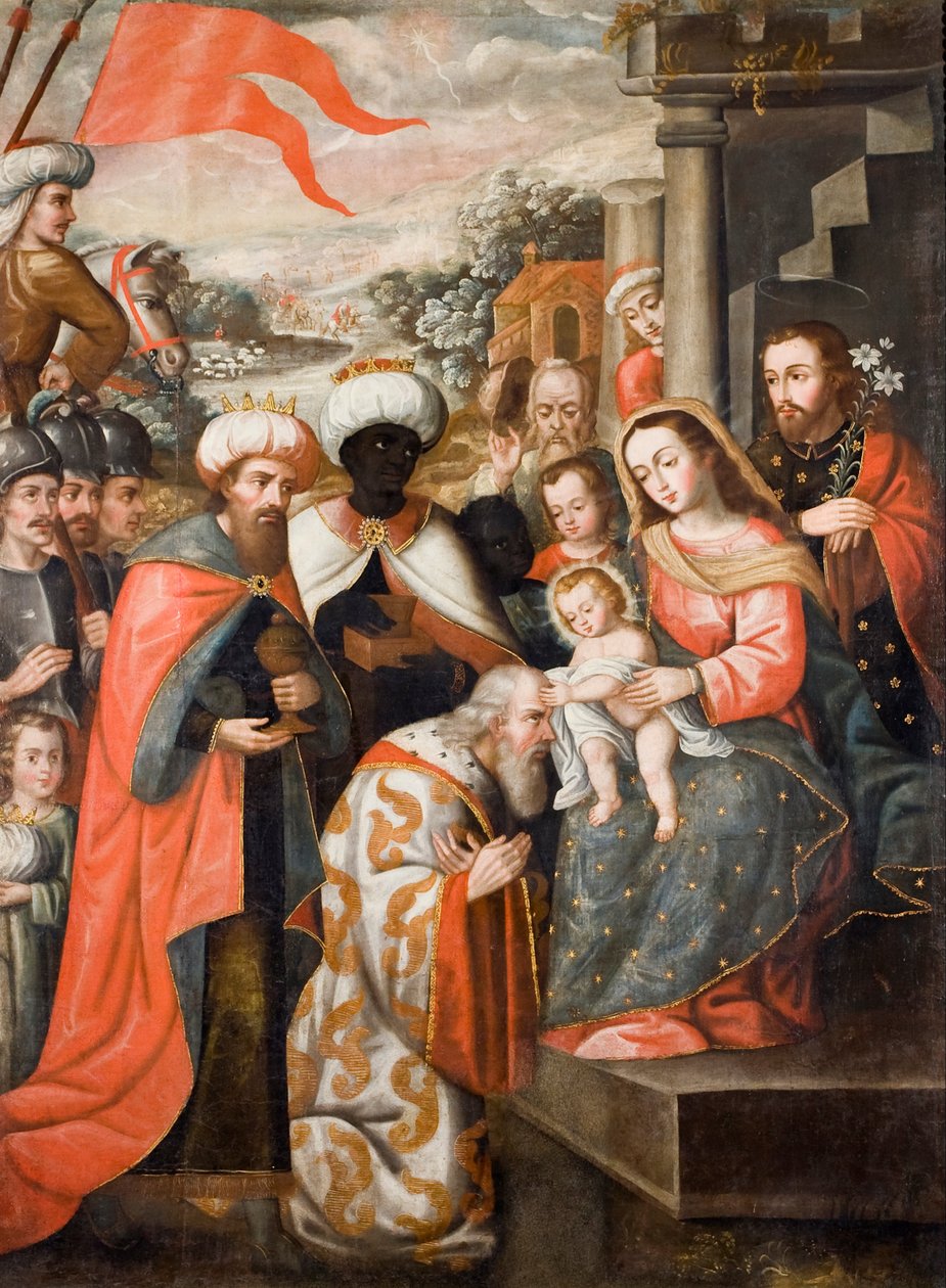Tilbedelse af magi af Cuzco School
