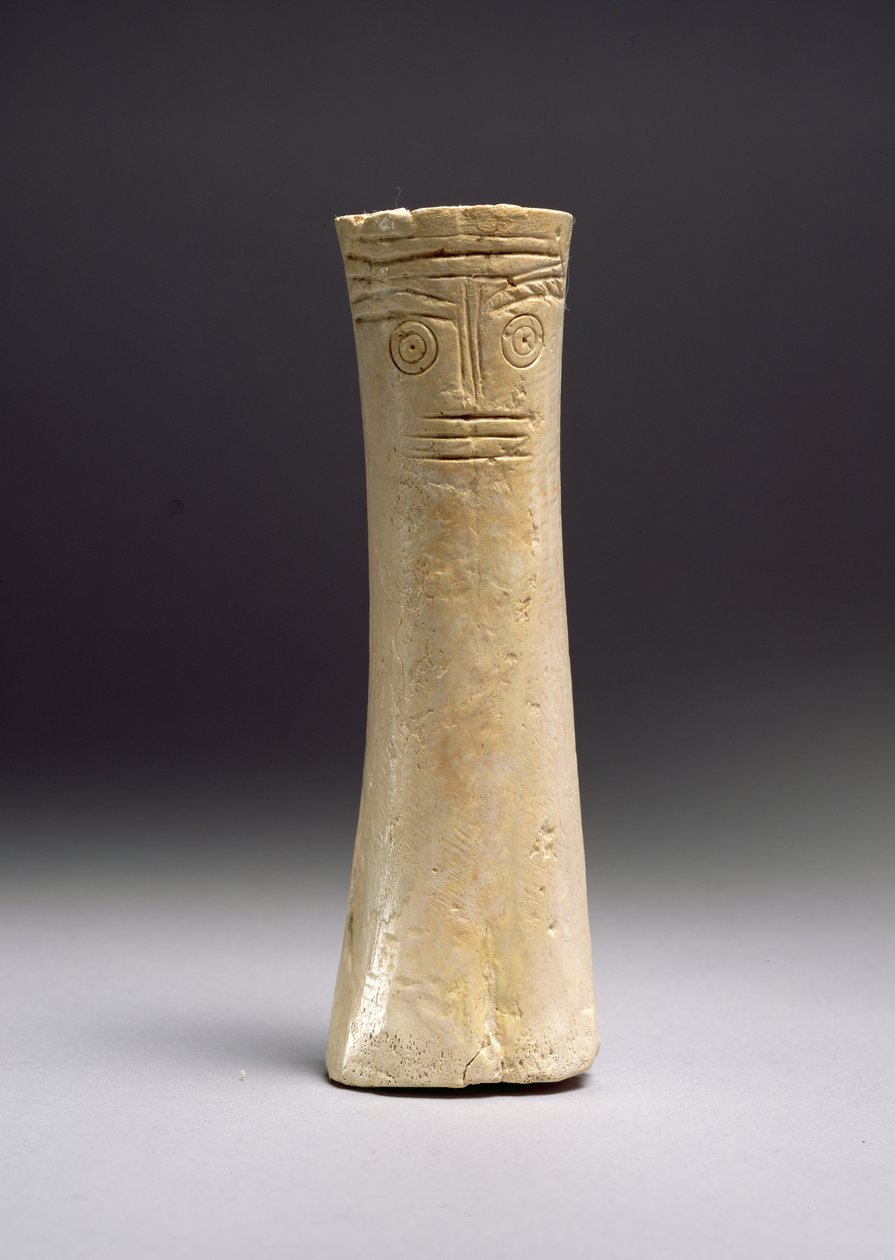 Udskåret figur, tidlig bronzealder, 2700-1900 f.Kr. (knogle) af Cypriot