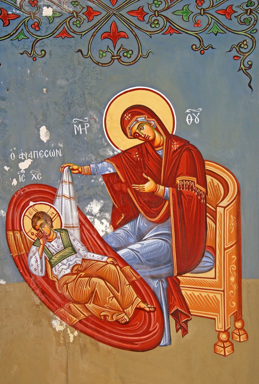 Jomfru Maria og Kristus som ung dreng, Cypern af Cypriot