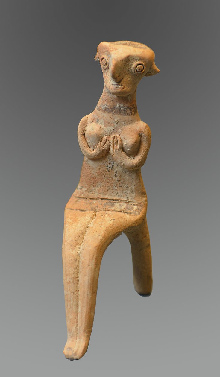 Figur af en siddende kvinde, 1800 f.Kr af Cypriot
