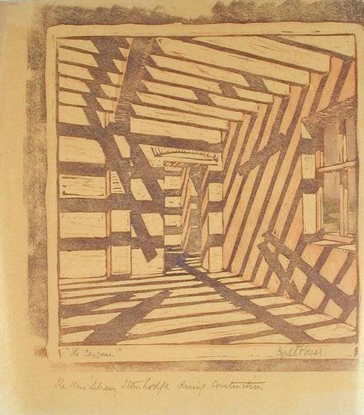 The Carcase, ca. 1929 (linosnit) af Cyril Edward Power
