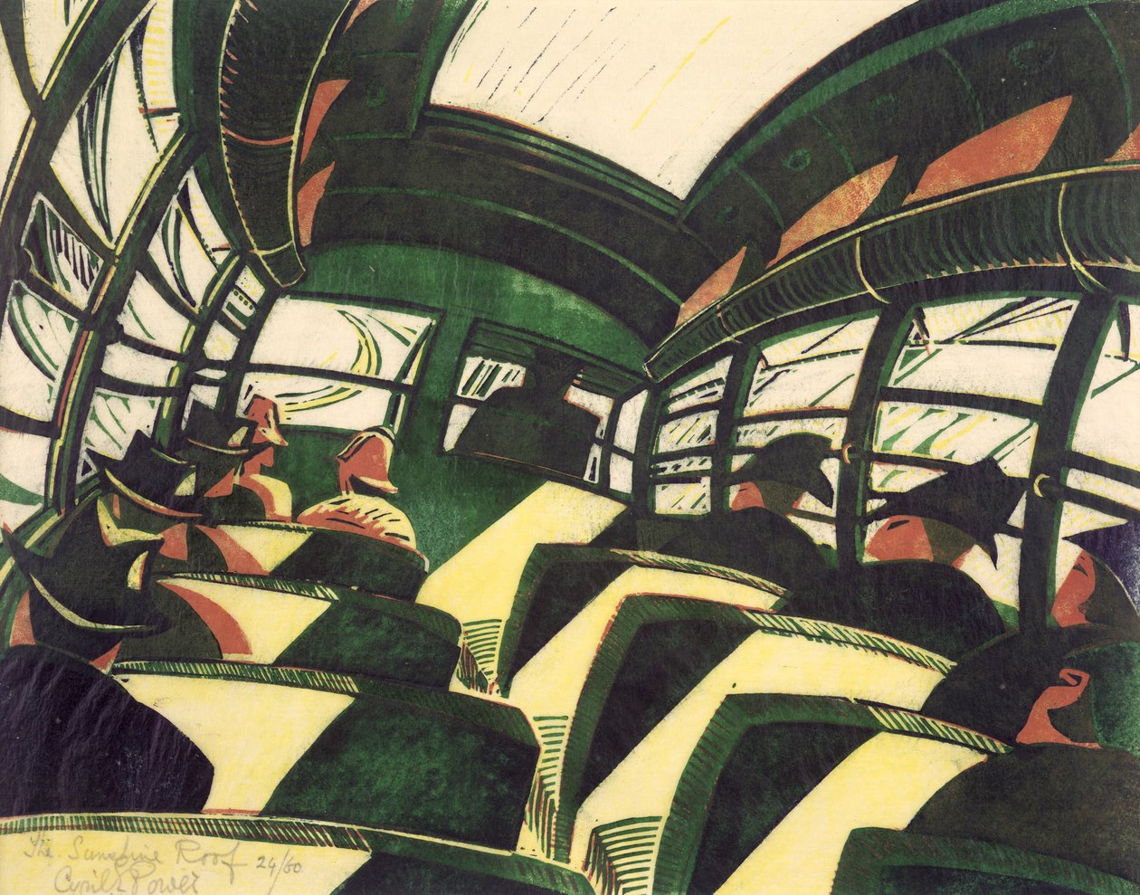 The Sunshine Roof, ca. 1934 (litho) af Cyril Edward Power
