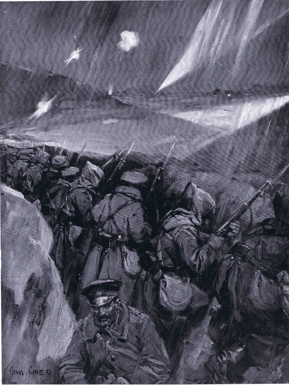 Bulgarere, der belejrer Adrianopel (1912-1913) Balkankrigen, fra Hutchinson