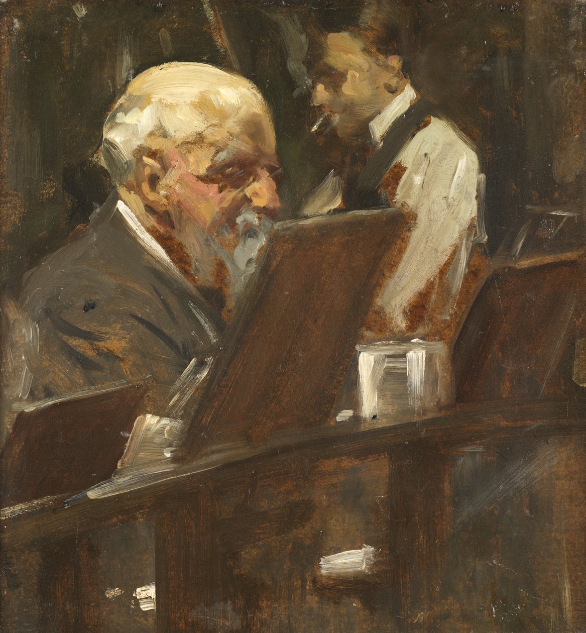 John Anster Fitzgerald, Fairy Maleren, i Sketch Club af Cyrus Cuneo