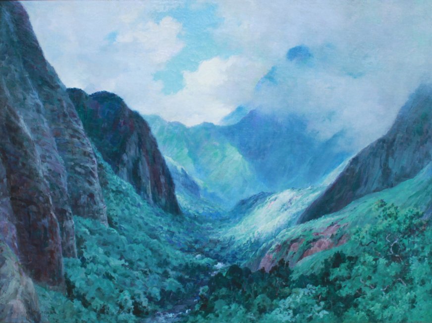 Iao Valley, Maui af D. Howard Hitchcock