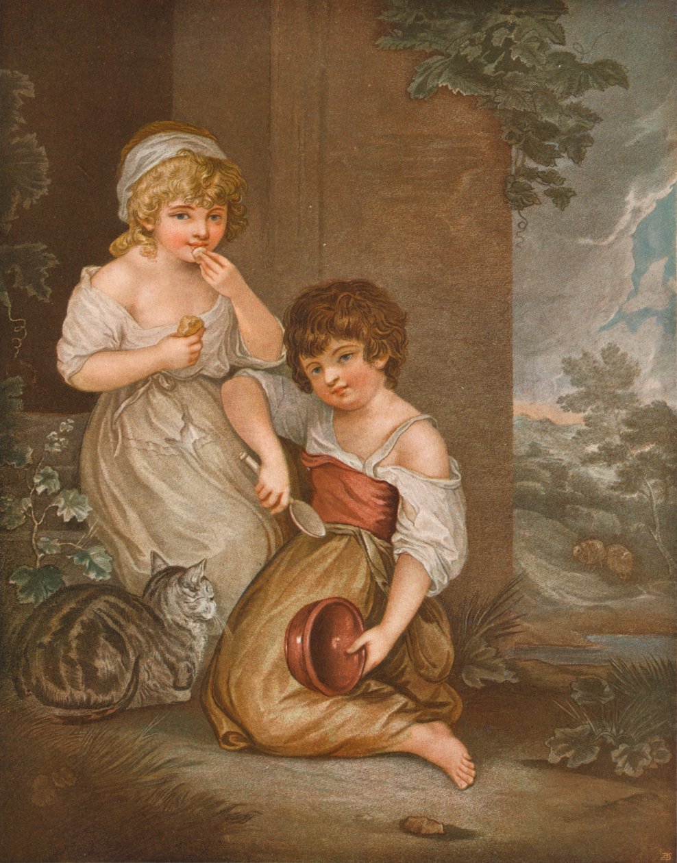Sommerhusbørn Hobbinol og Gandaretta, c1883, 1903 af DW Tomkins