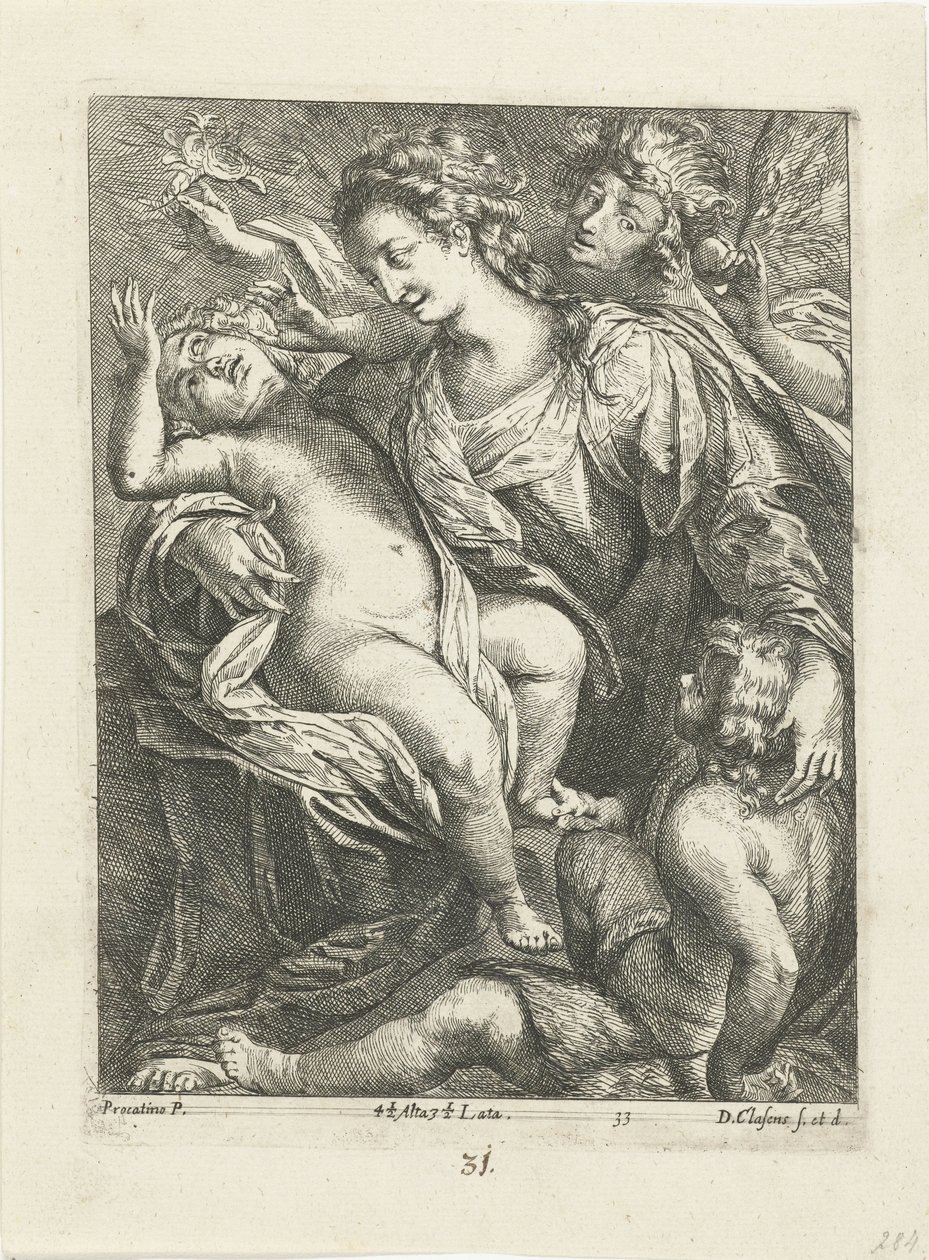 Maria med Kristus og Johannes af D. Claessens
