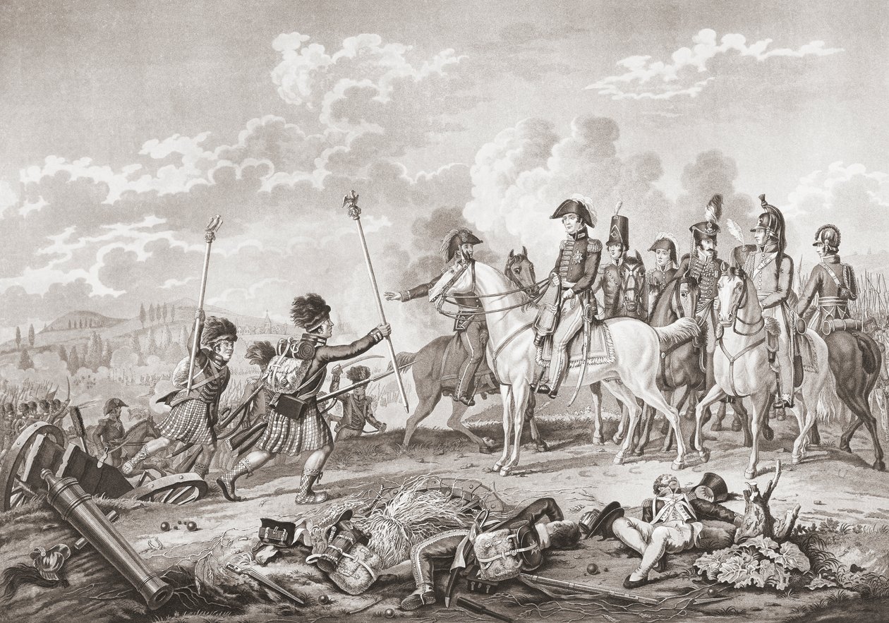 Slaget ved Waterloo, 18. juni af D. Sluyter