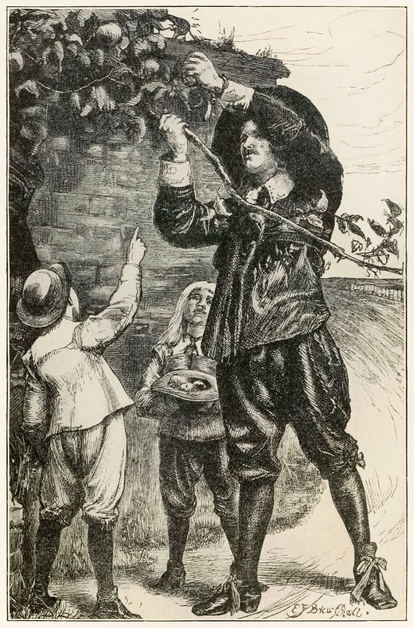 Christians drenge begyndte at spise" fra "The Pilgrim