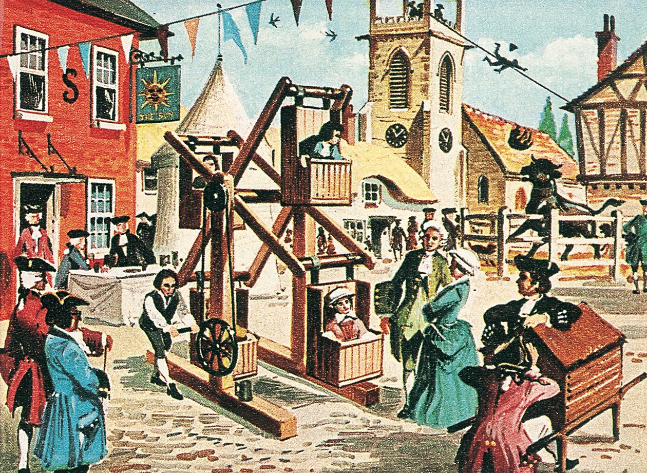 Big Wheel (farvelitografi) af Dan Escott