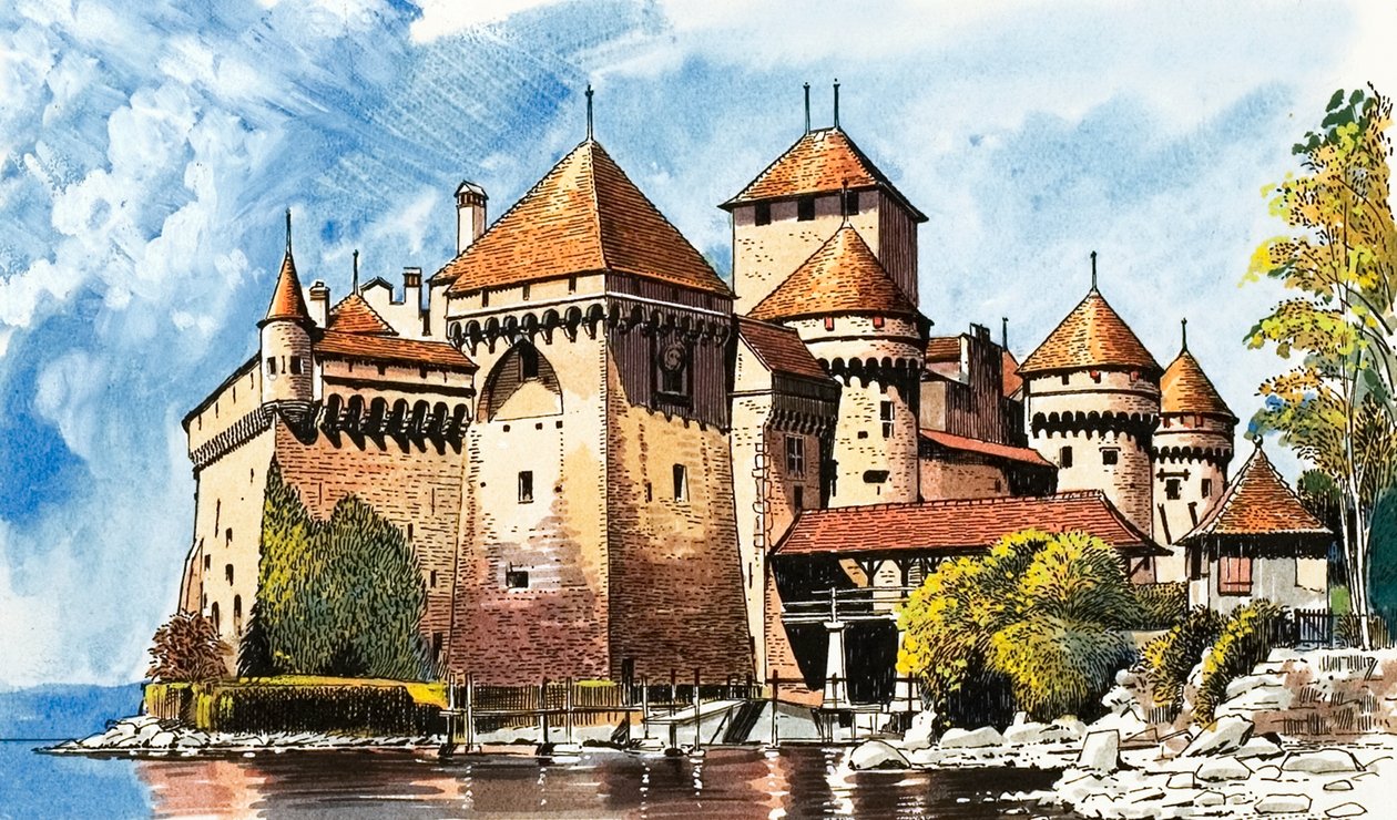 Chateau De Chillon af Dan Escott