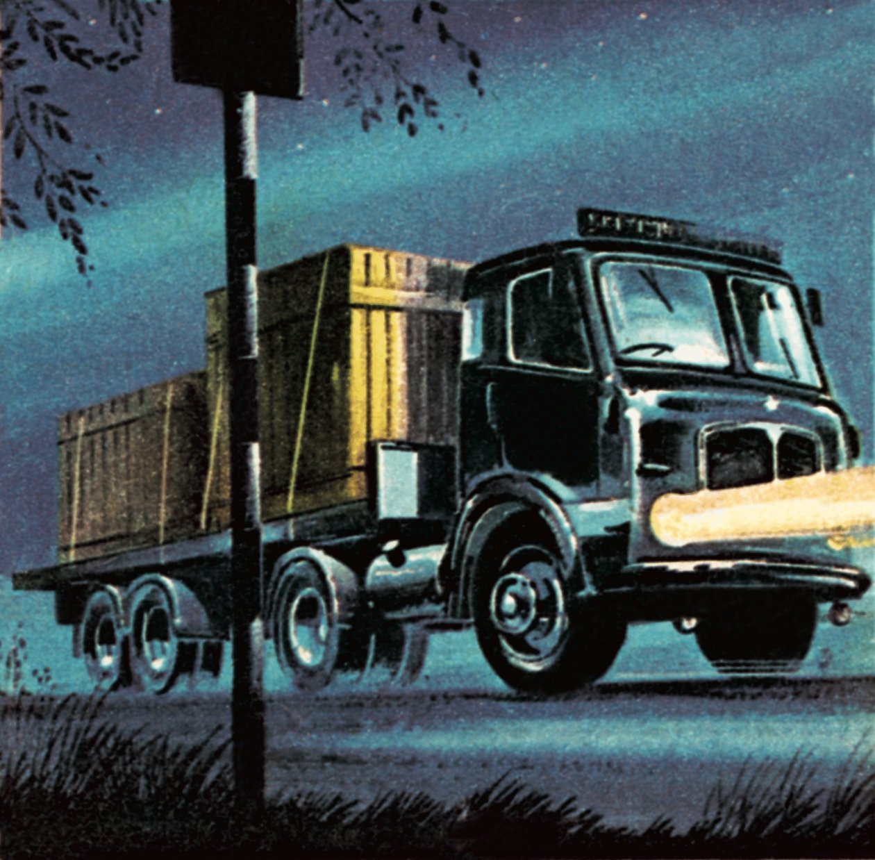 Lastbil tilhørende det statsejede British Road Services af Dan Escott