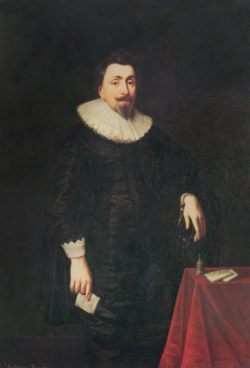 Portræt af Lord Baltimore af Daniel Mytens