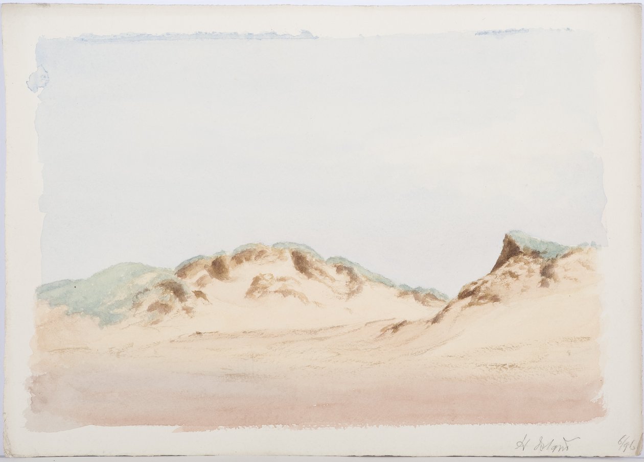 ca. 1916 (blyant og wc på papir) af Daniel Oliver