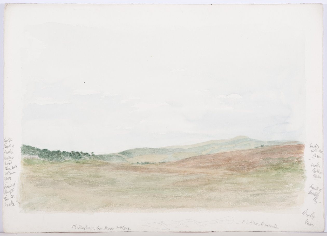 ca. 1916 (blyant og wc på papir) af Daniel Oliver