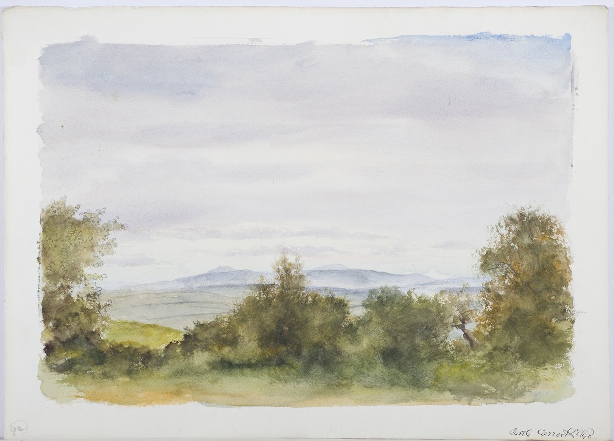 ca.1916 (blyant og wc på papir) af Daniel Oliver