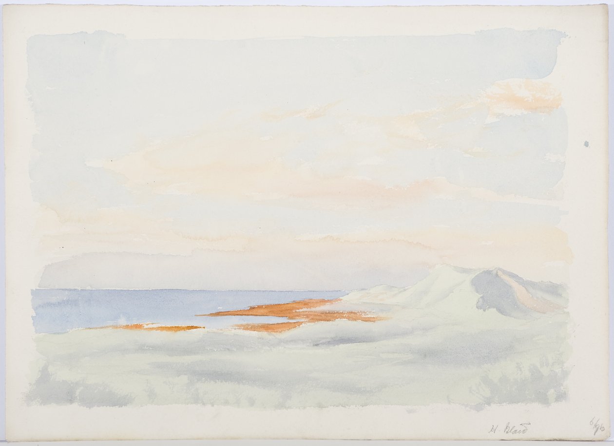 ca. 1916 (blyant og wc på papir) af Daniel Oliver