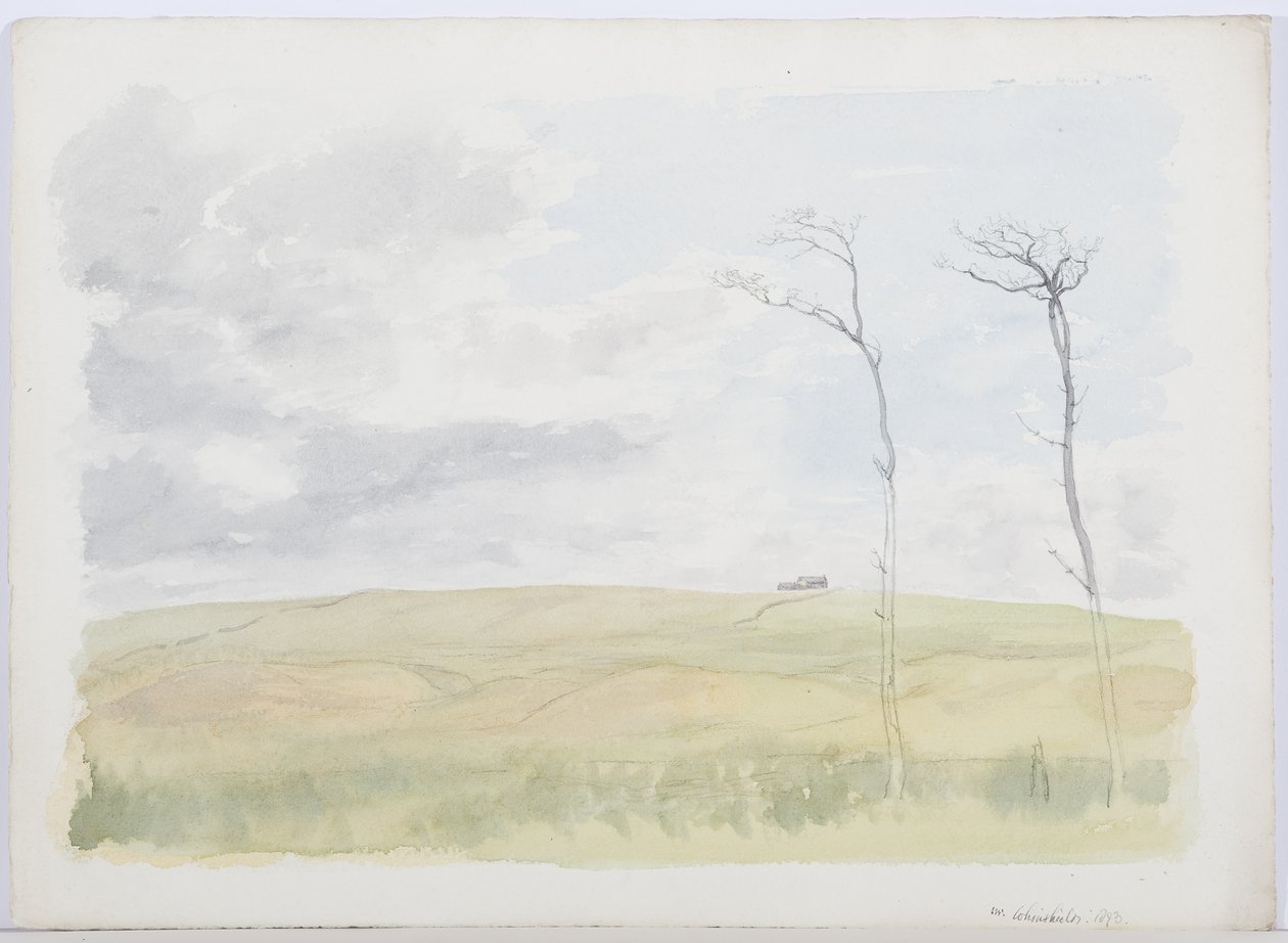 ca. 1916 (blyant og wc på papir) af Daniel Oliver